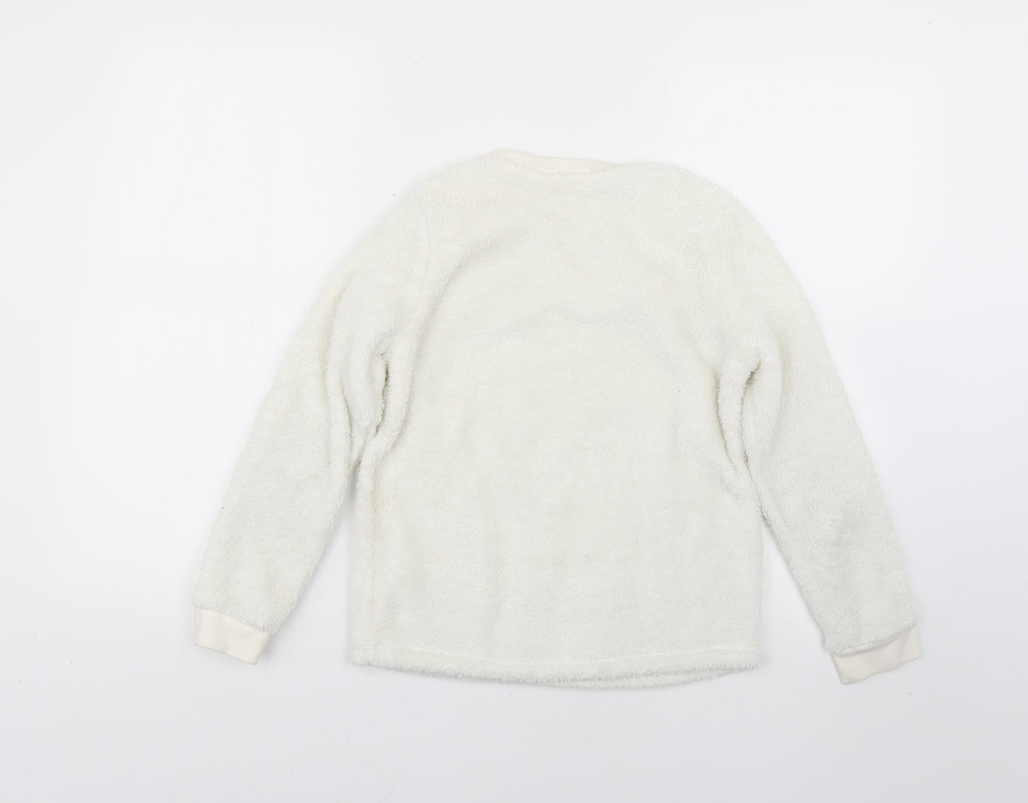 George Girls White   Top Pyjama Top Size 9-10 Years