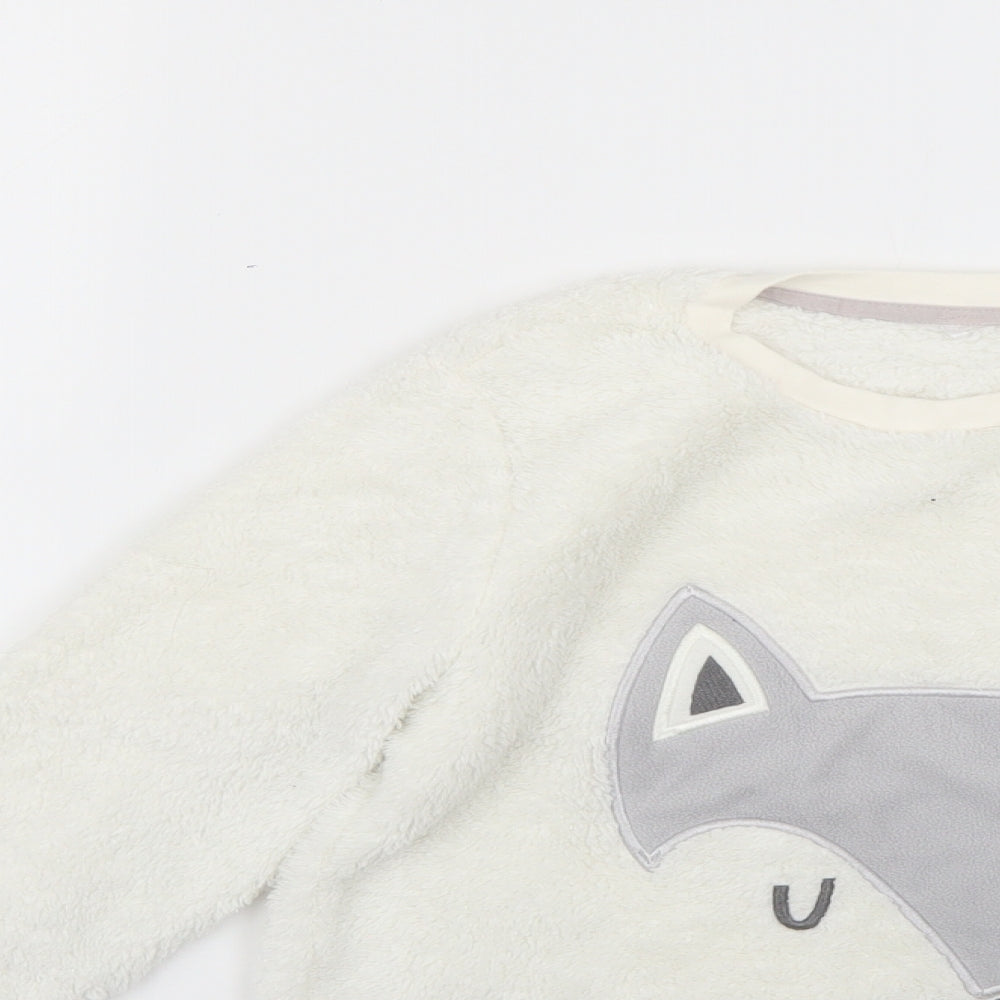 George Girls White   Top Pyjama Top Size 9-10 Years