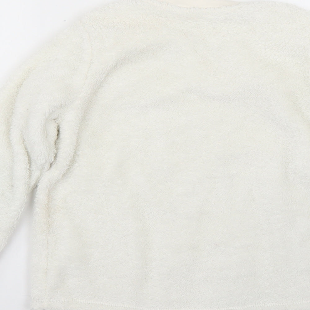 George Girls White   Top Pyjama Top Size 9-10 Years