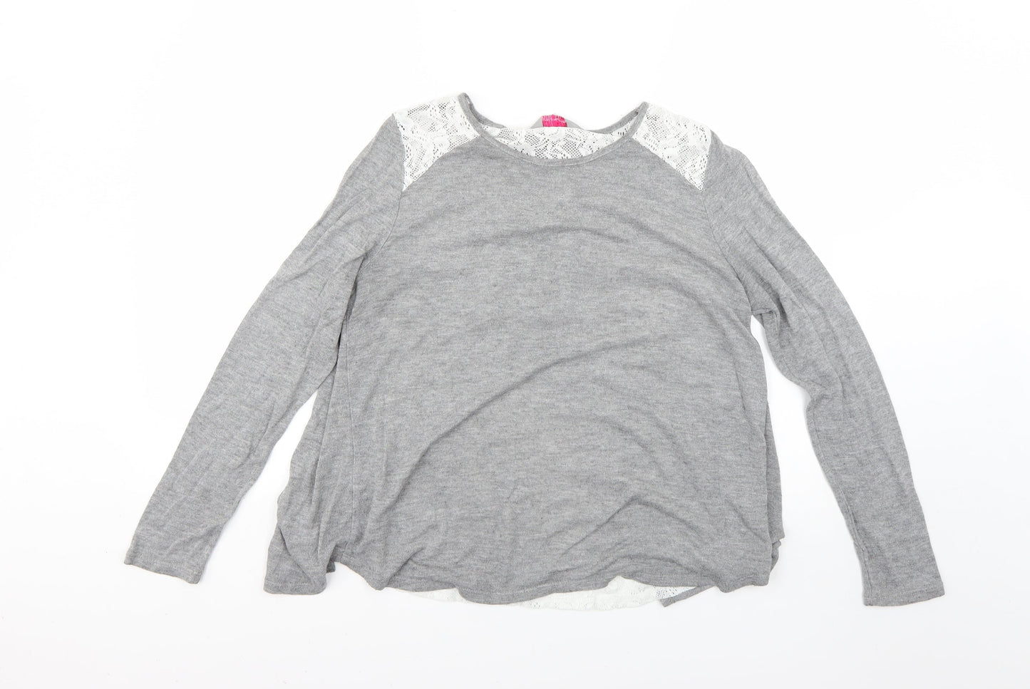 Womens UK Size 14 Dorothy Perkins Grey Pullover Jumper