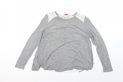 Womens UK Size 14 Dorothy Perkins Grey Pullover Jumper