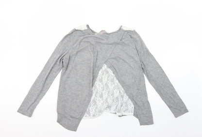Womens UK Size 14 Dorothy Perkins Grey Pullover Jumper