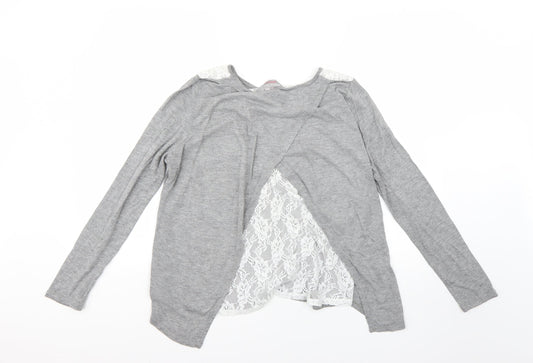 Womens UK Size 14 Dorothy Perkins Grey Pullover Jumper