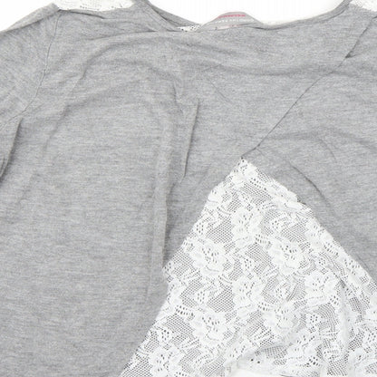 Womens UK Size 14 Dorothy Perkins Grey Pullover Jumper