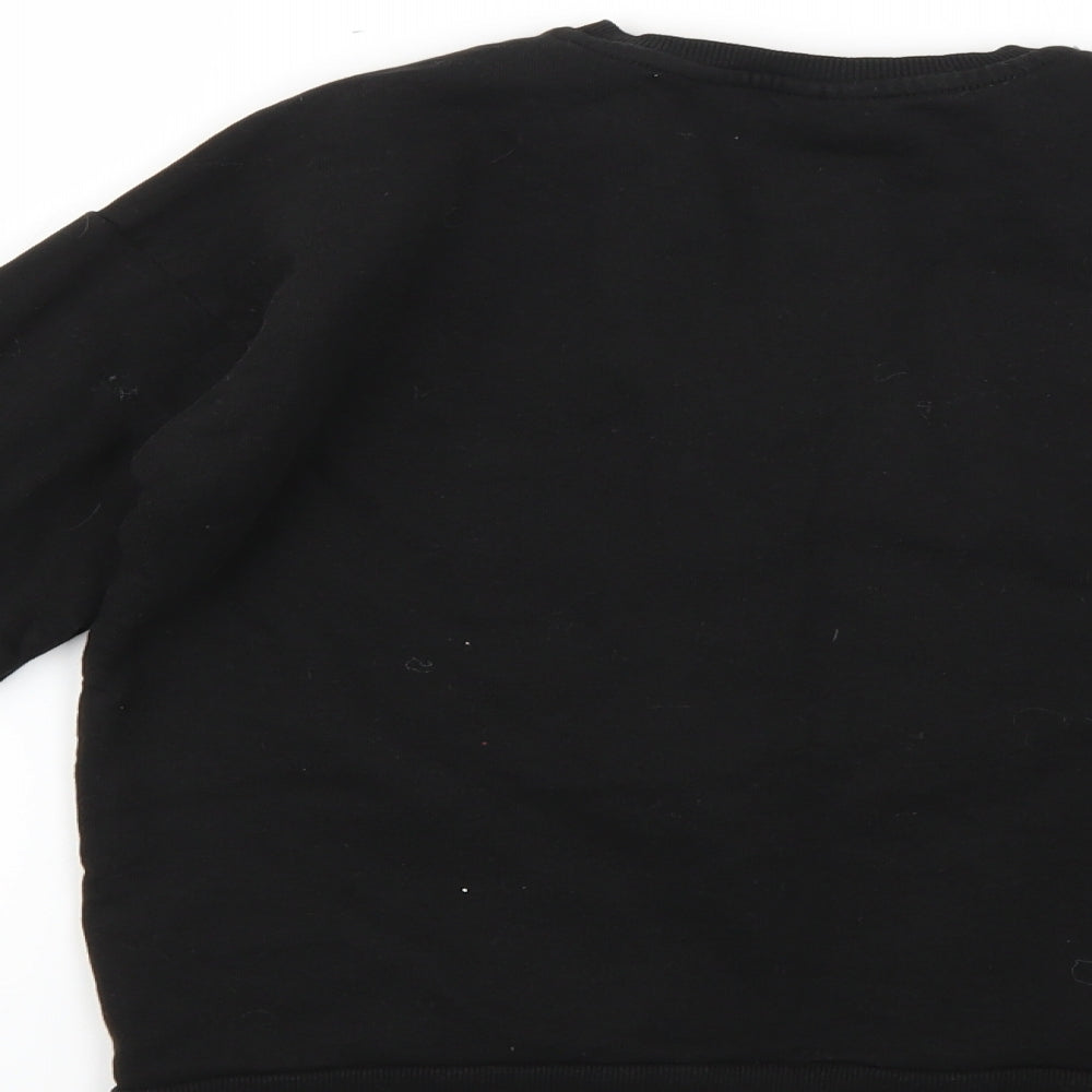 George Girls Black   Pullover Jumper Size 11-12 Years