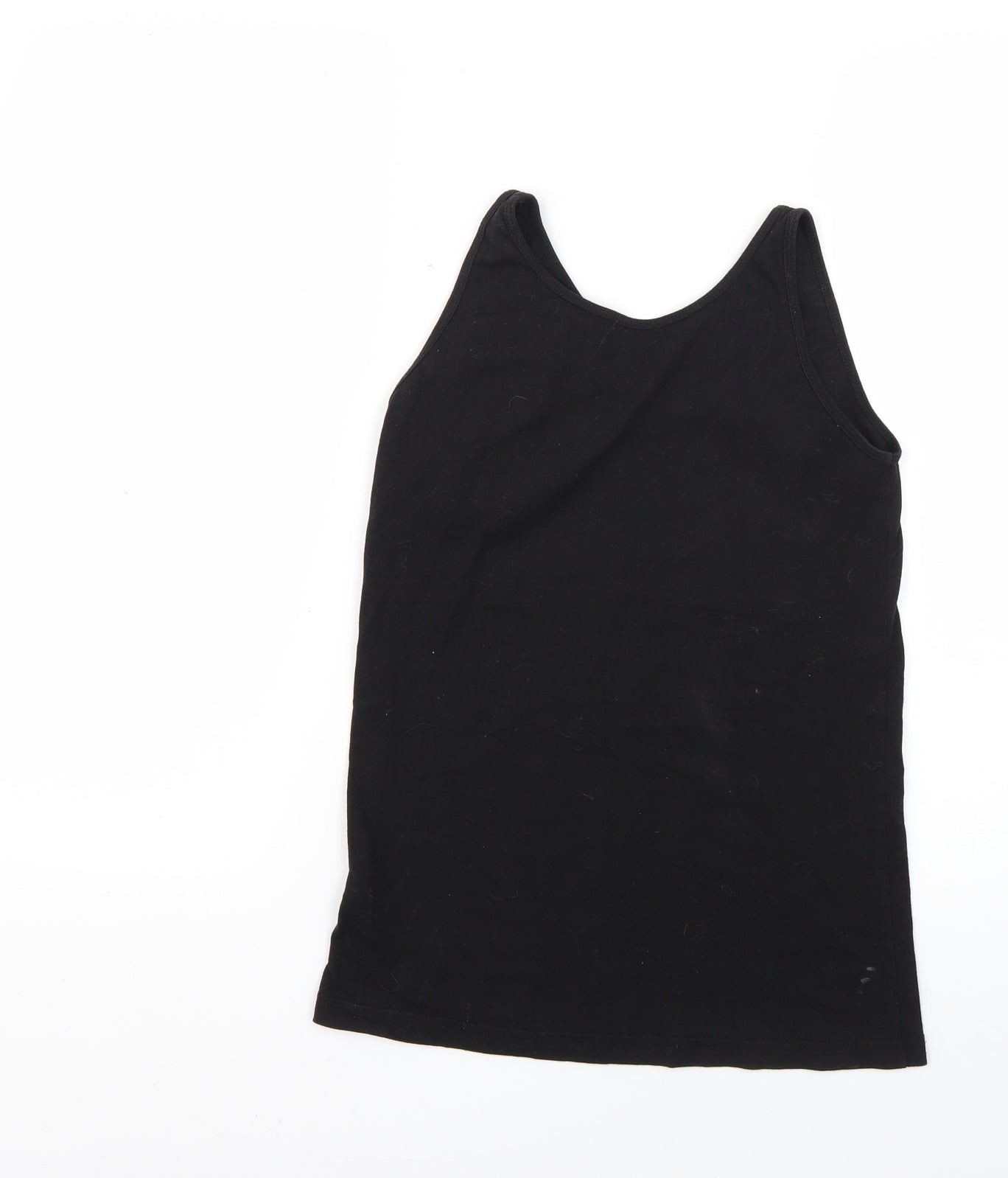 Primark Girls Black Geometric  Basic T-Shirt Size 12-13 Years