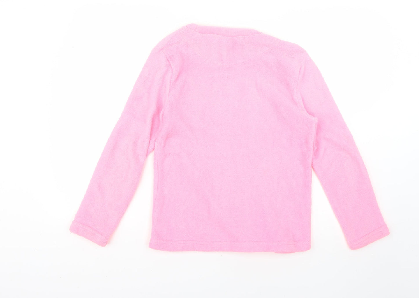 i believe in unicorns Womens Pink Geometric  Top Pyjama Top Size 8