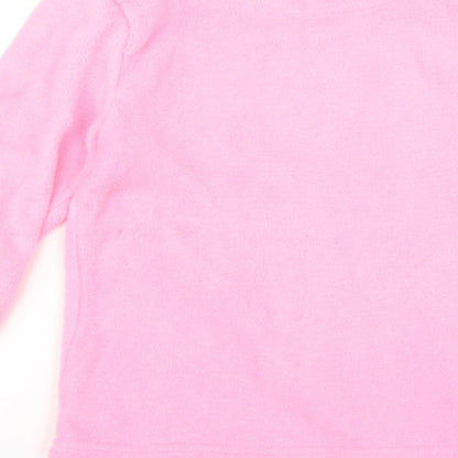 i believe in unicorns Womens Pink Geometric  Top Pyjama Top Size 8