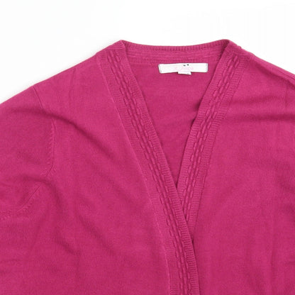Womens UK Size 16 Julipa Pink Wrap Jumper