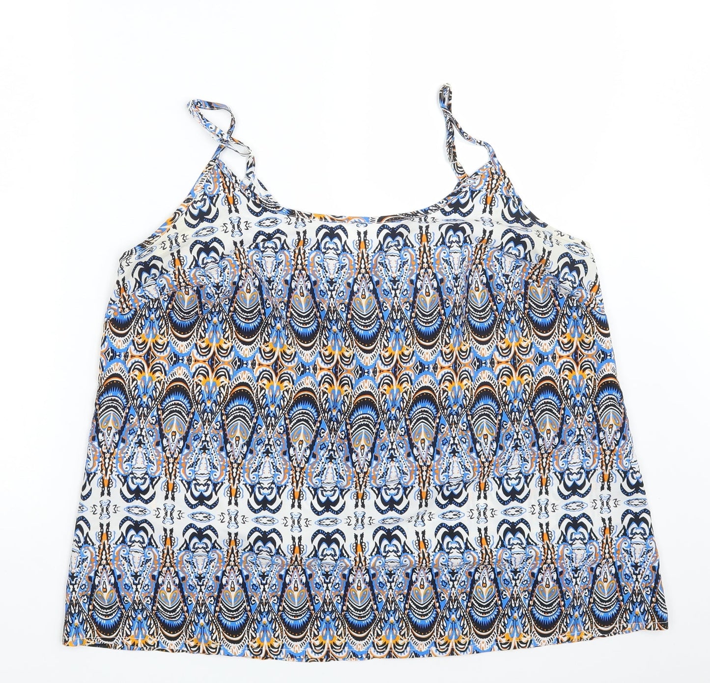 Label Be Womens Multicoloured Argyle/Diamond  Camisole Tank One Size
