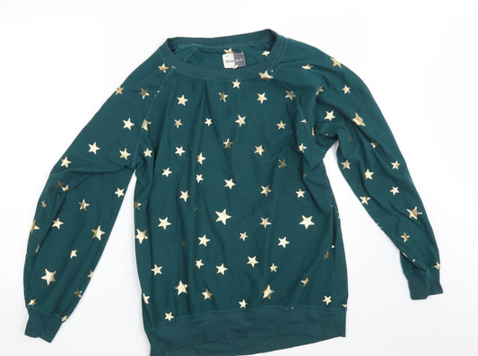 Womens UK Size S NEXT Green Pullover Jumper
