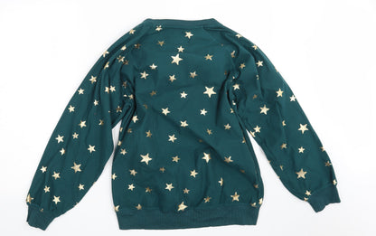 Womens UK Size S NEXT Green Pullover Jumper
