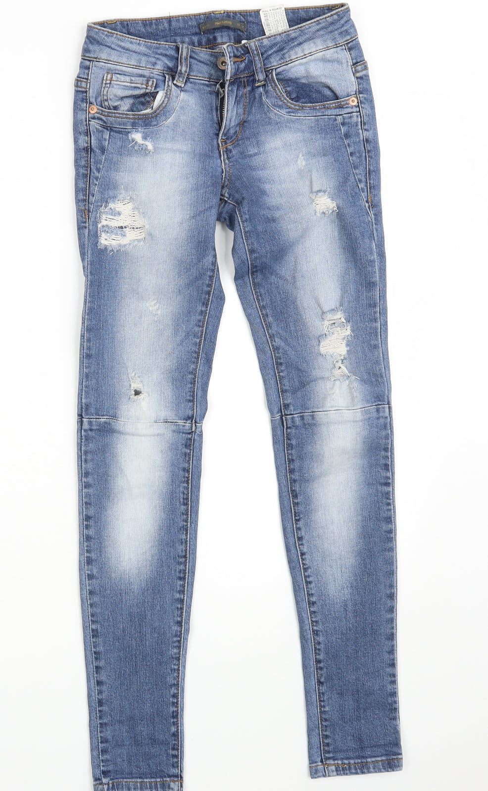 Pull & Bear  Womens Blue  Denim Skinny Jeans Size 26 in L29 in