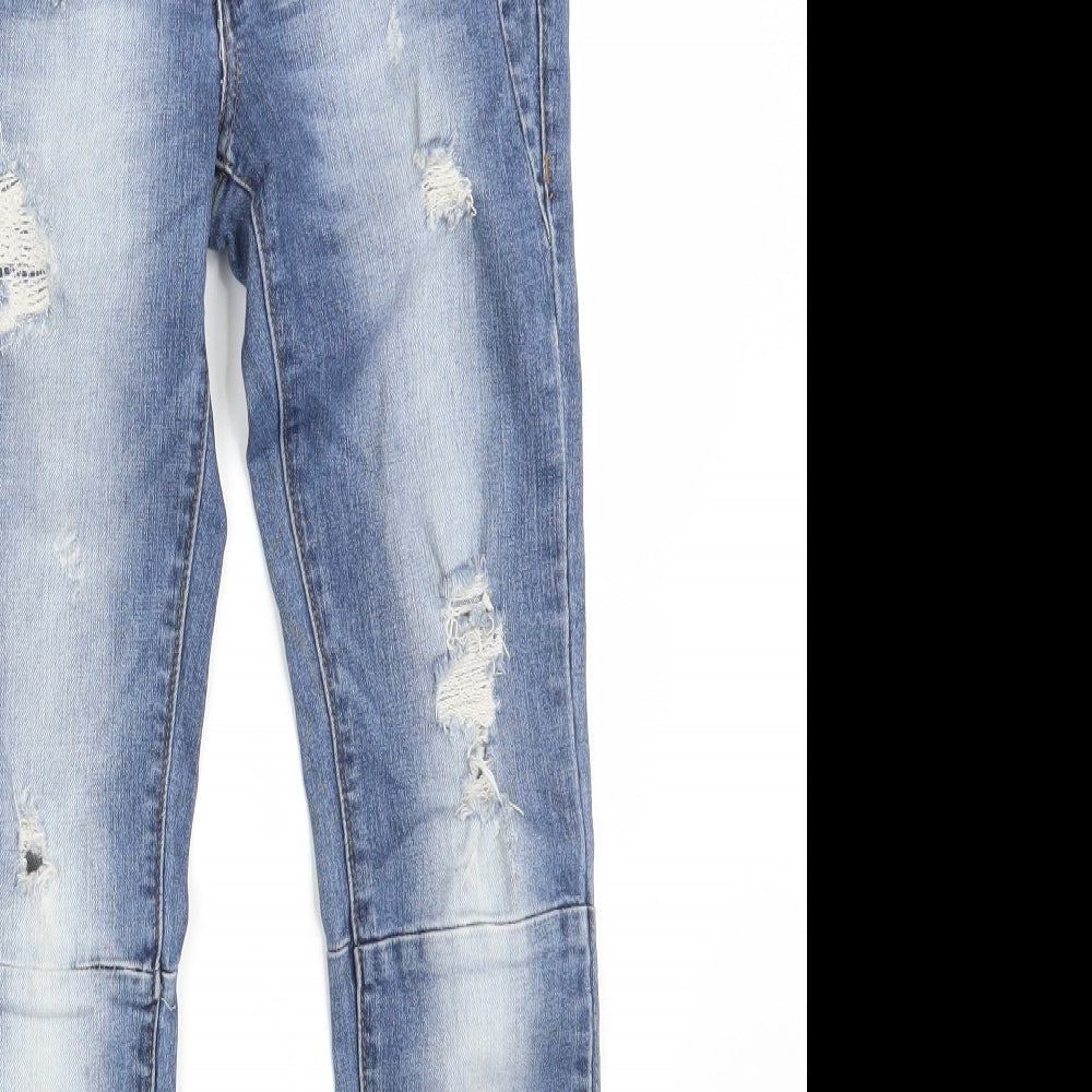 Pull & Bear  Womens Blue  Denim Skinny Jeans Size 26 in L29 in