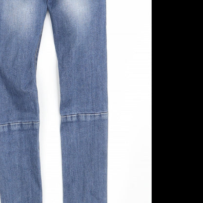 Pull & Bear  Womens Blue  Denim Skinny Jeans Size 26 in L29 in
