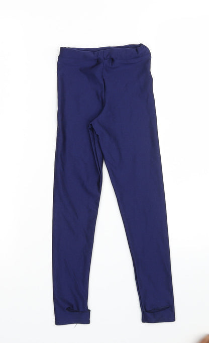 1st Position  Girls Blue   Jegging Trousers One Size - Waist 18in; Inside  leg 19in