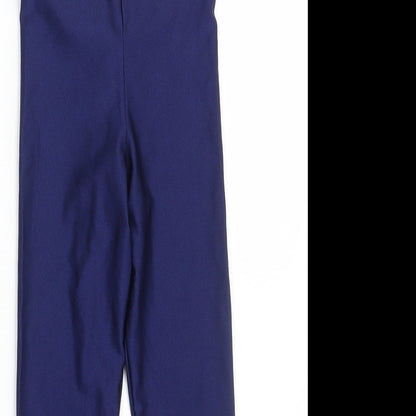 1st Position  Girls Blue   Jegging Trousers One Size - Waist 18in; Inside  leg 19in
