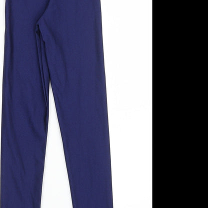1st Position  Girls Blue   Jegging Trousers One Size - Waist 18in; Inside  leg 19in