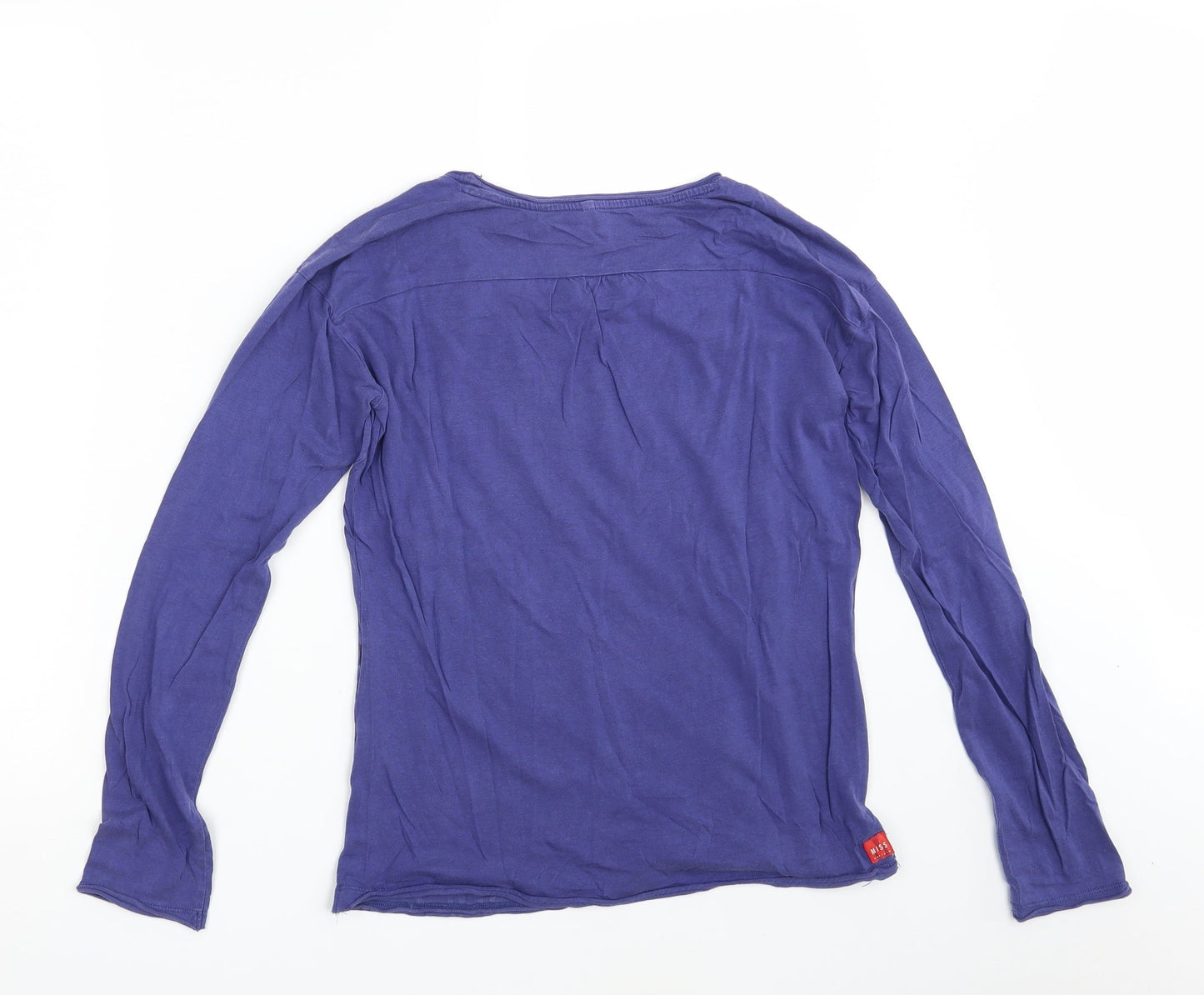 Womens UK Size One Size Preworn Blue Basic T-Shirt