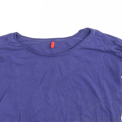 Womens UK Size One Size Preworn Blue Basic T-Shirt