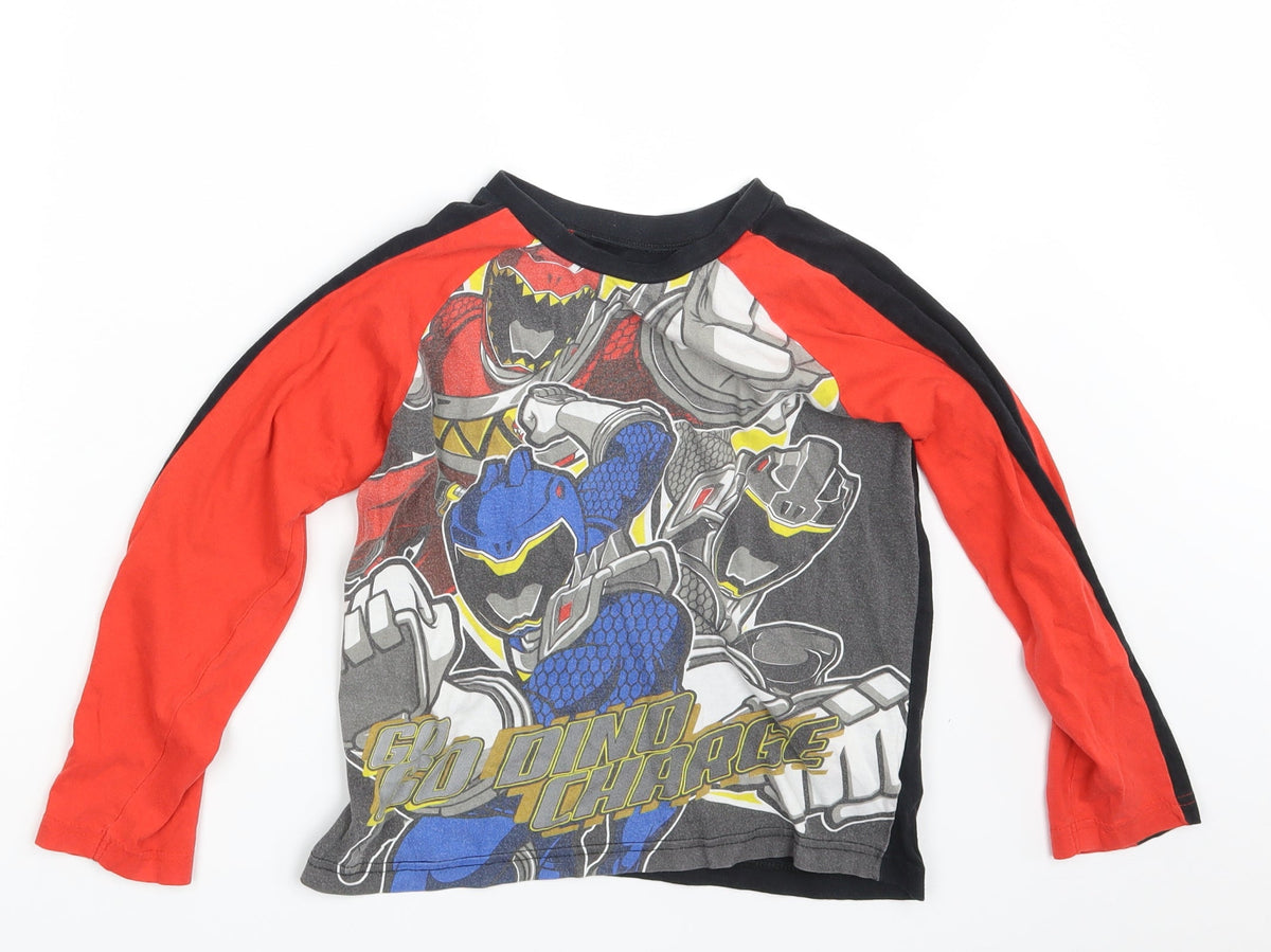 Additional front view of Character boys’ multicoloured basic t-shirt, size 7-8, years