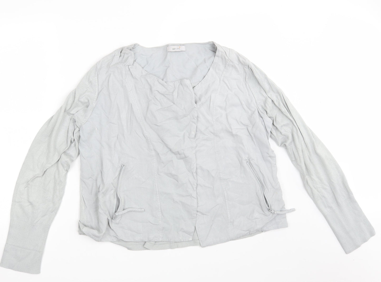 Womens UK Size 16 Per Una Grey Jacket