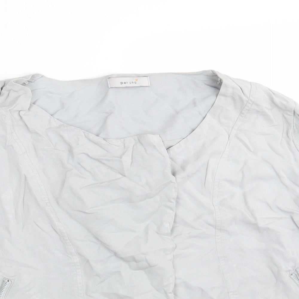 Womens UK Size 16 Per Una Grey Jacket