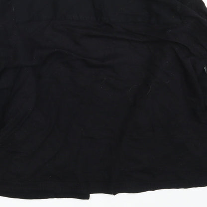 Womens UK Size 12 Per Una Black Wrap Jumper