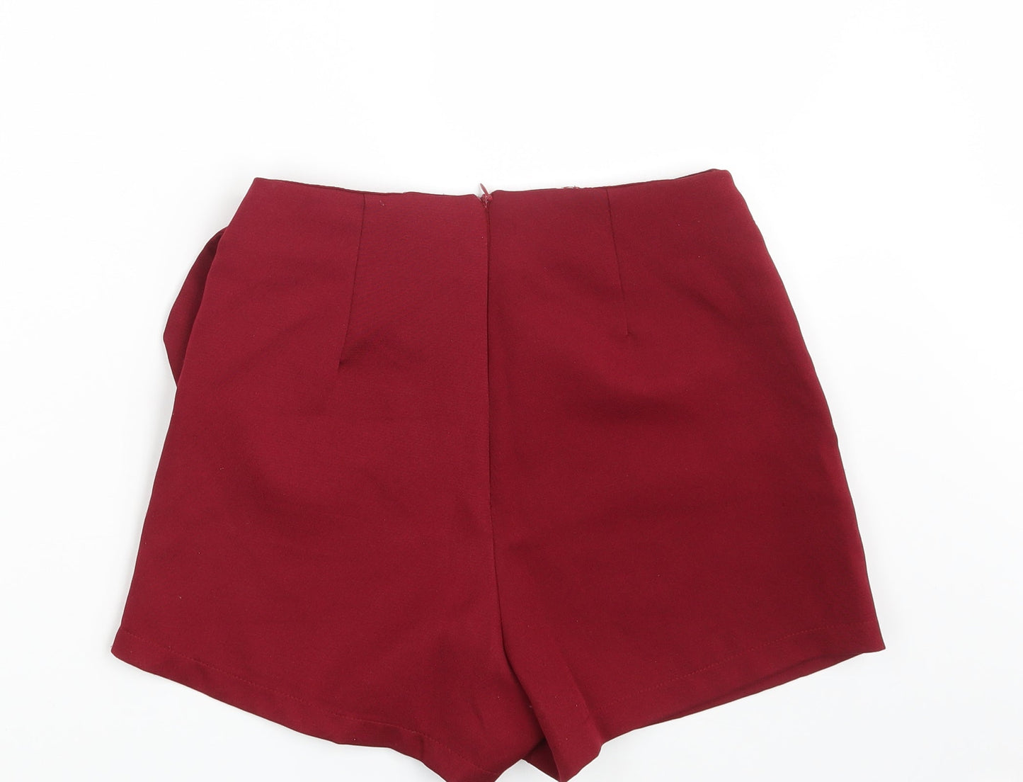 L & M Womens Red   Hot Pants Shorts Size 28 in