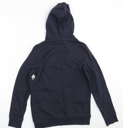 Mens UK Size S River Island Blue Pullover Hoodie