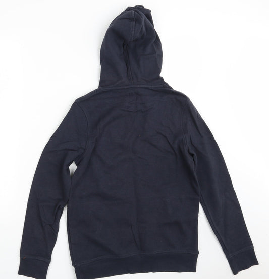 Mens UK Size S River Island Blue Pullover Hoodie
