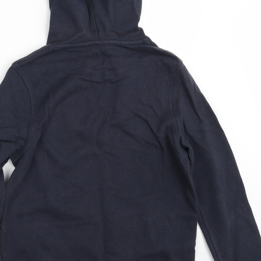 Mens UK Size S River Island Blue Pullover Hoodie