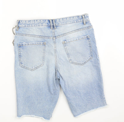 Denim Co. Mens Blue  Denim Chino Shorts Size 30 in