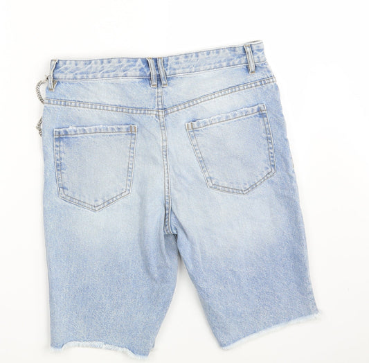Denim Co. Mens Blue  Denim Chino Shorts Size 30 in