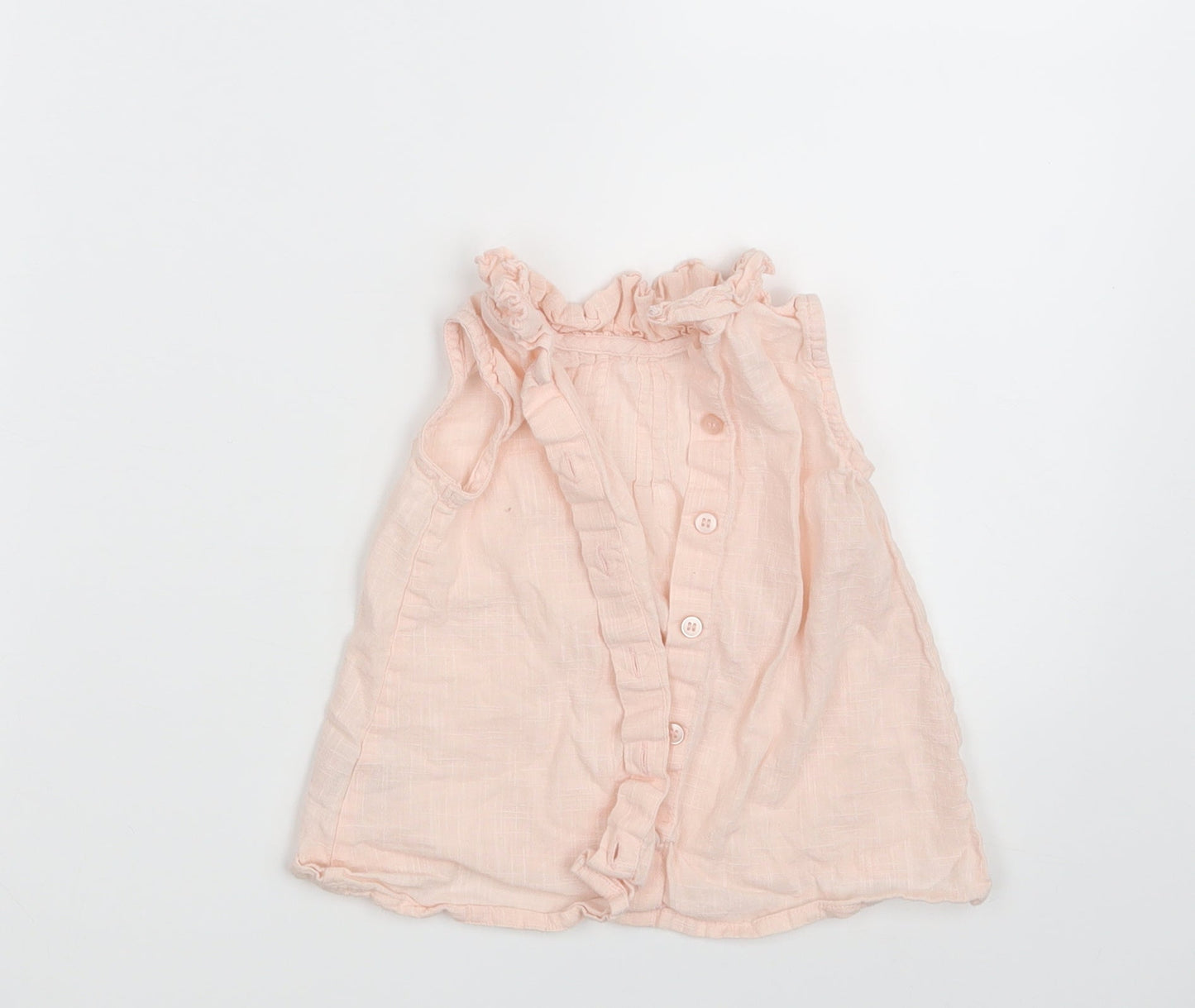 Matalan Girls Pink   Basic Button-Up Size 12-18 Months