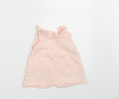 Matalan Girls Pink   Basic Button-Up Size 12-18 Months