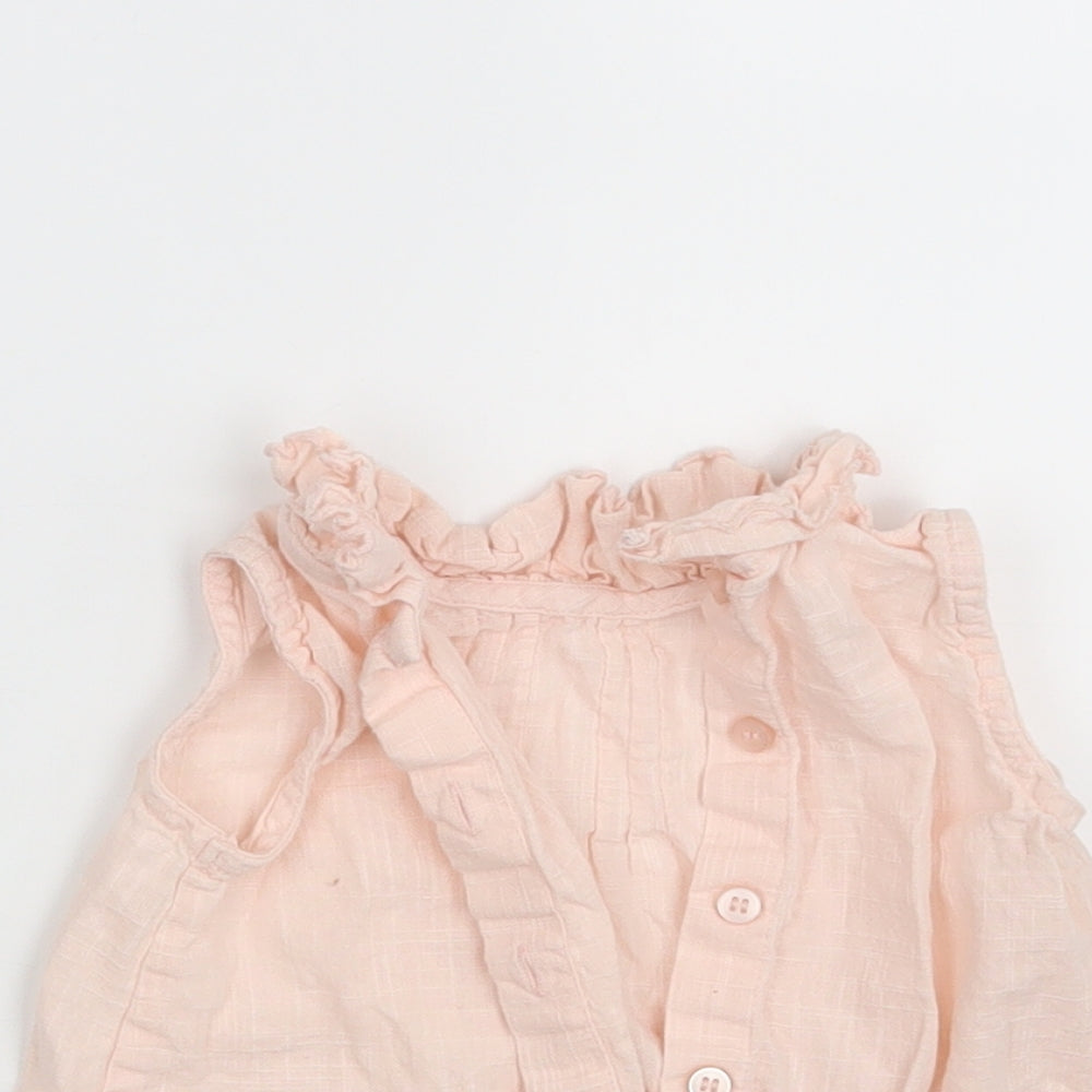 Matalan Girls Pink   Basic Button-Up Size 12-18 Months