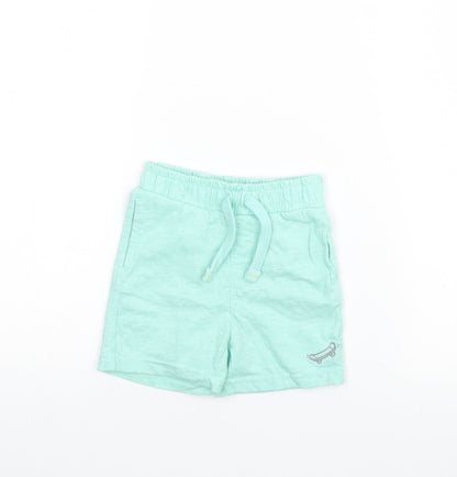 Mothercare Girls Green   Cropped Trousers Size 18 Months
