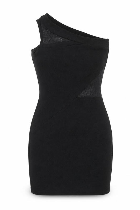 Front view of TFNC women’s black mini, size S
