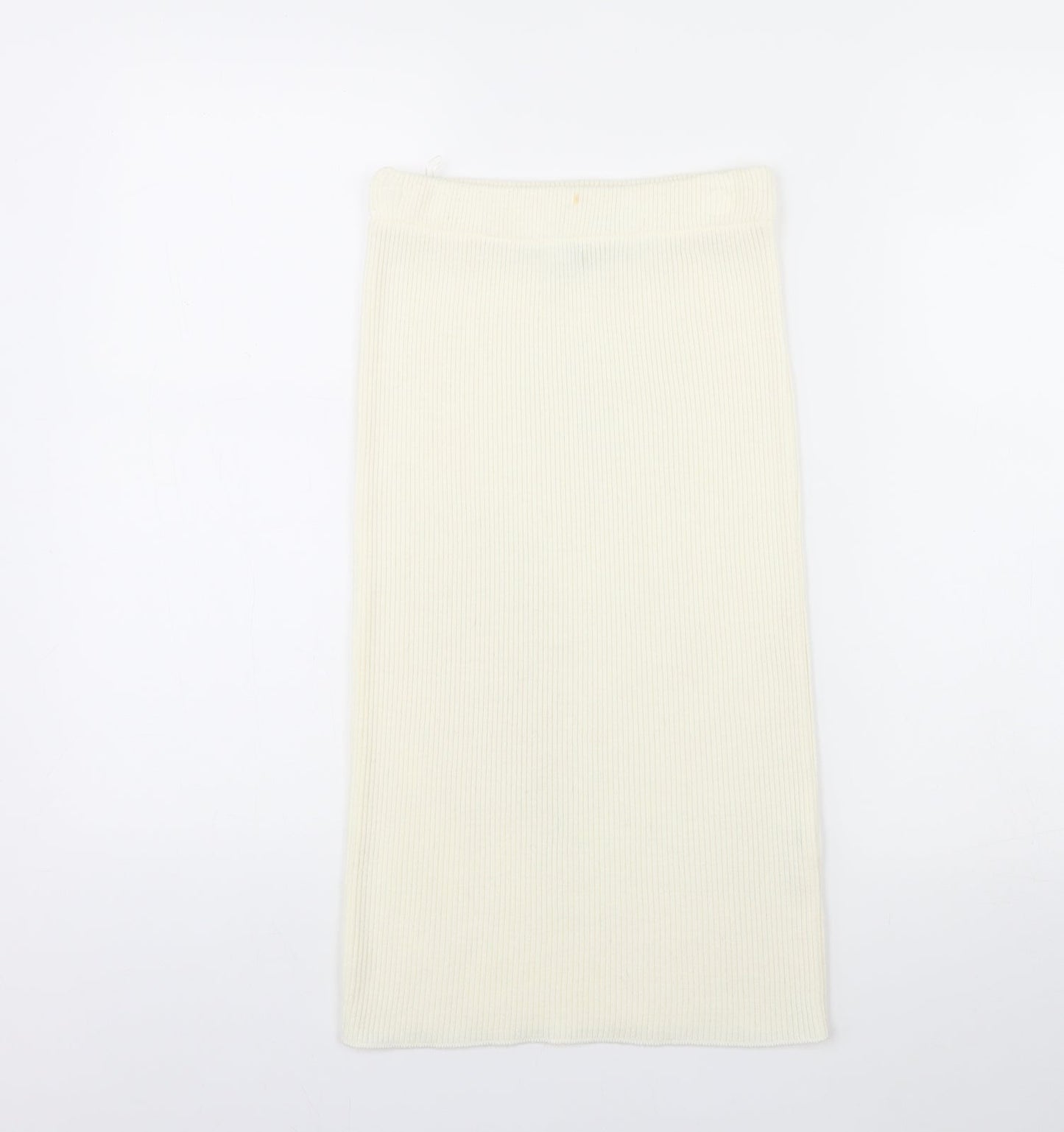 Missguided Womens Ivory   Bandage Skirt Size 8