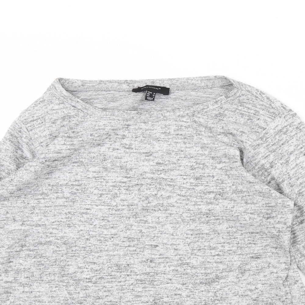 Womens UK Size 10 Atmosphere Grey Pullover Jumper