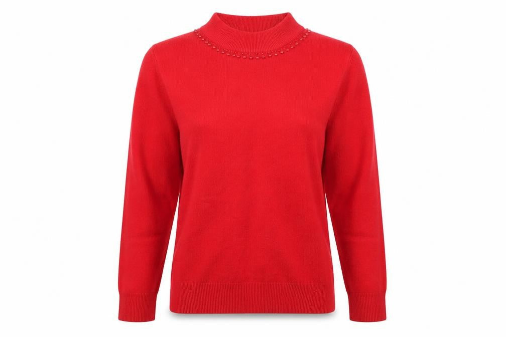 Womens UK Size L Paramour Red Pullover Jumper