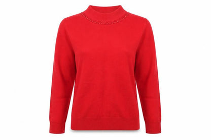Womens UK Size L Paramour Red Pullover Jumper