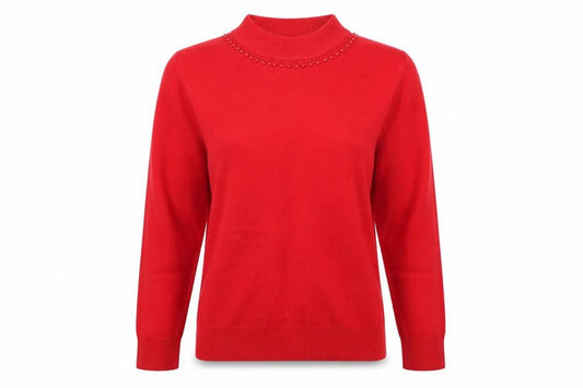 Womens UK Size L Paramour Red Pullover Jumper