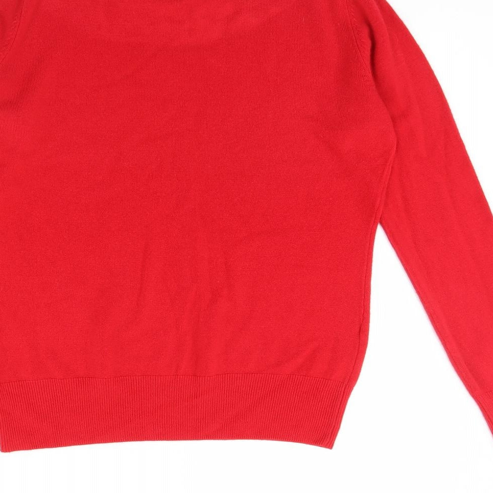 Womens UK Size L Paramour Red Pullover Jumper