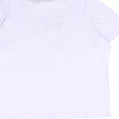 Womens UK Size L BM Purple Basic Blouse