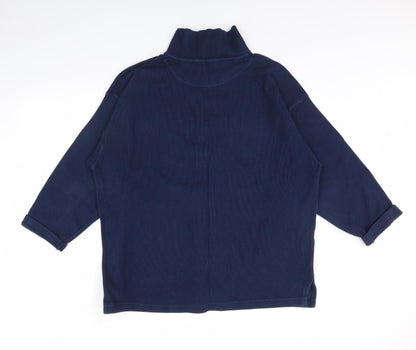 Preworn Mens Blue   Henley Jumper Size S