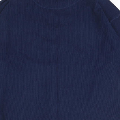 Preworn Mens Blue   Henley Jumper Size S