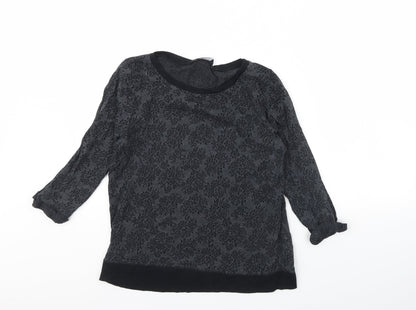 Womens UK Size 14 Dorothy Perkins Grey Pullover Jumper