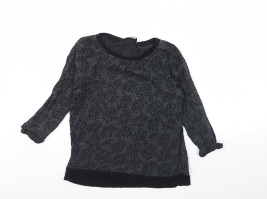 Womens UK Size 14 Dorothy Perkins Grey Pullover Jumper